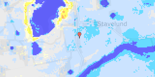 Ekstrem regn på Stavelund 20