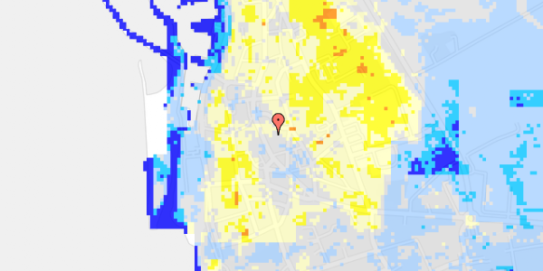 Ekstrem regn på Storegade 44