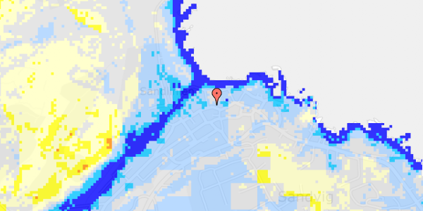 Ekstrem regn på Strandgade 22