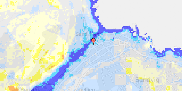 Ekstrem regn på Strandgade 42B