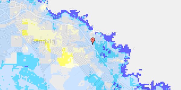 Ekstrem regn på Strandvejen 51