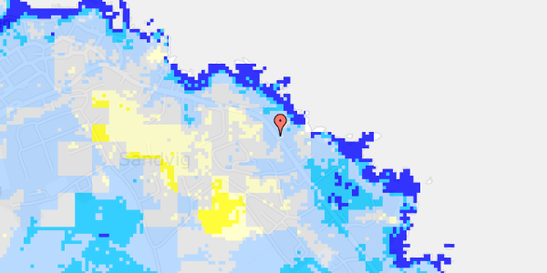 Ekstrem regn på Strandvejen 65