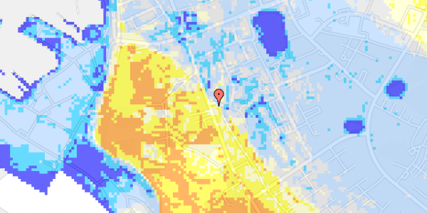 Ekstrem regn på Sygehusvej 2A