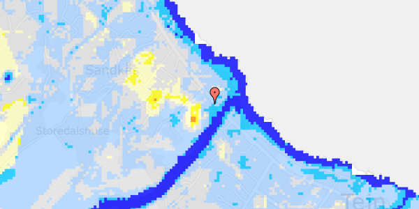 Ekstrem regn på Tejnvej 94