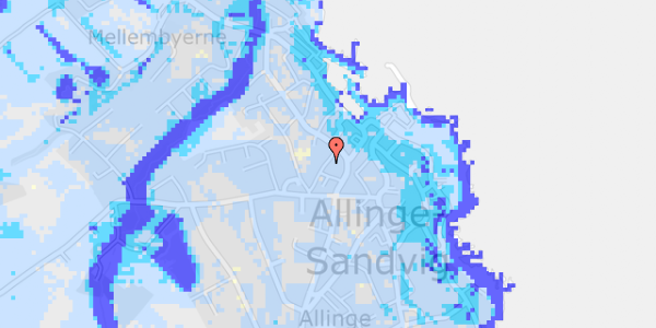 Ekstrem regn på Theaterstræde 3