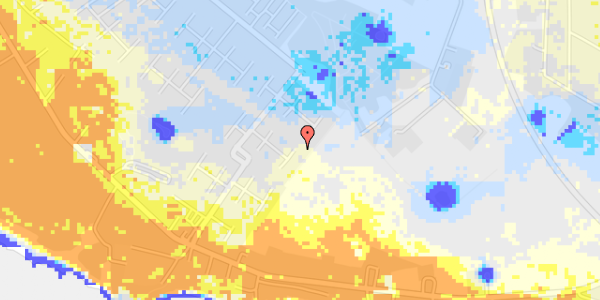 Ekstrem regn på Valmueløkken 13