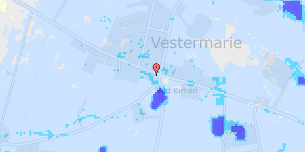 Ekstrem regn på Vestermarievej 40