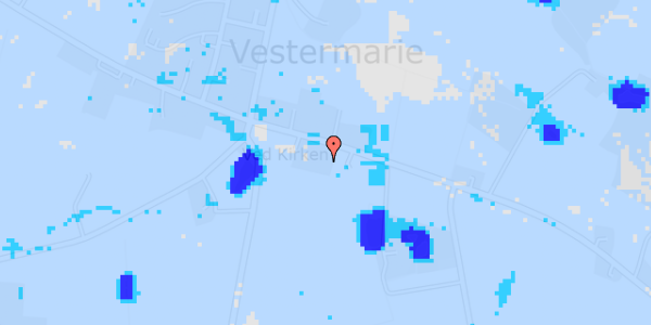 Ekstrem regn på Vestermarievej 46