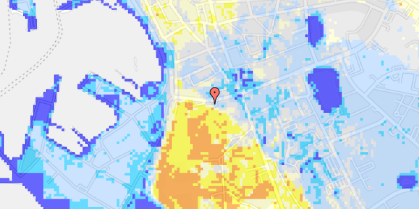 Ekstrem regn på Zahrtmannsvej 4, 2. th