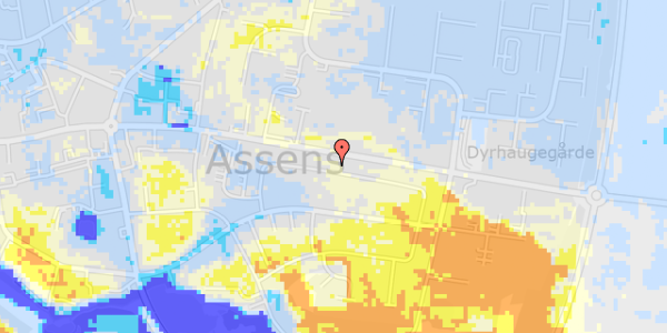 Ekstrem regn på Berildsvej 27