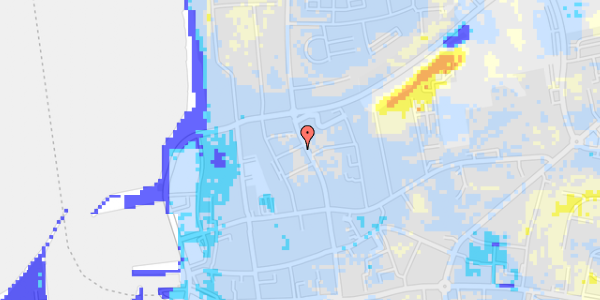 Ekstrem regn på Dankwart Dreyers Vej 15, st. th