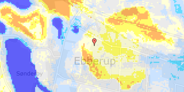 Ekstrem regn på Ebberupvej 14A