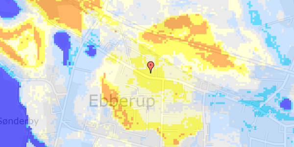 Ekstrem regn på Ebberupvej 37