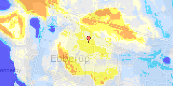 Ekstrem regn på Ebberupvej 39