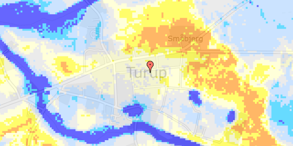 Ekstrem regn på Elmelundsvej 10