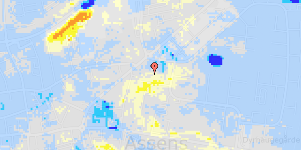 Ekstrem regn på Fasanvænget 10