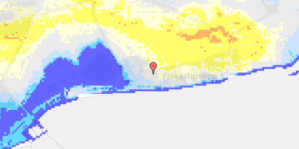 Ekstrem regn på Fiskerhusene 14