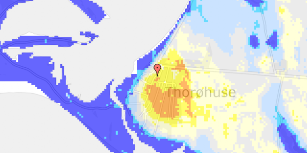 Ekstrem regn på Jacob Gades Vej 4A