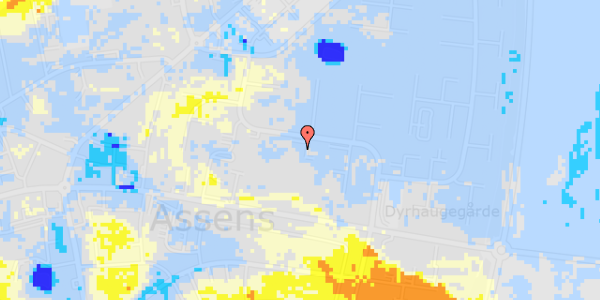 Ekstrem regn på Korsvang 18, 2. th