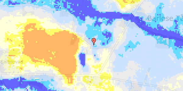 Ekstrem regn på Langemosevej 25