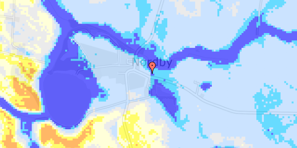 Ekstrem regn på Nørremarksgyden 16