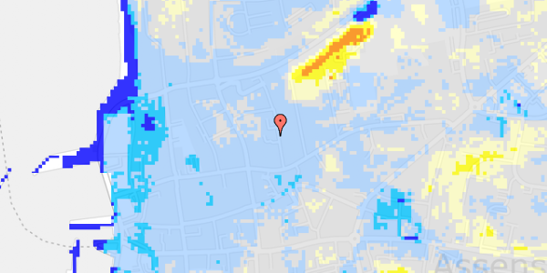 Ekstrem regn på Stentevej 7B, 1. th