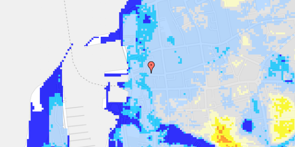 Ekstrem regn på Strandgade 18, 1. 