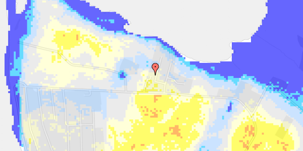 Ekstrem regn på Strandgårdsvej 16