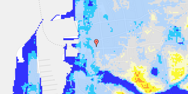 Ekstrem regn på Willemoesgade 4, 2. 