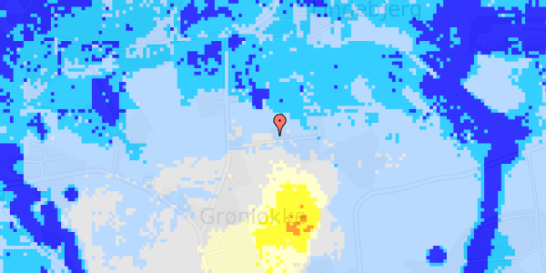 Ekstrem regn på Grønløkken 5