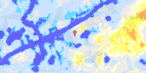 Ekstrem regn på Oregårdvej 13