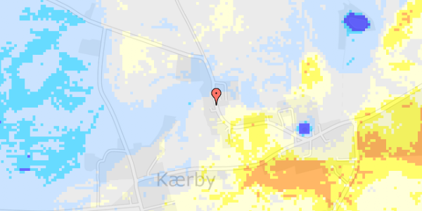 Ekstrem regn på Sandholtvej 19