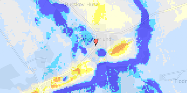 Ekstrem regn på Smidstrupvej 33