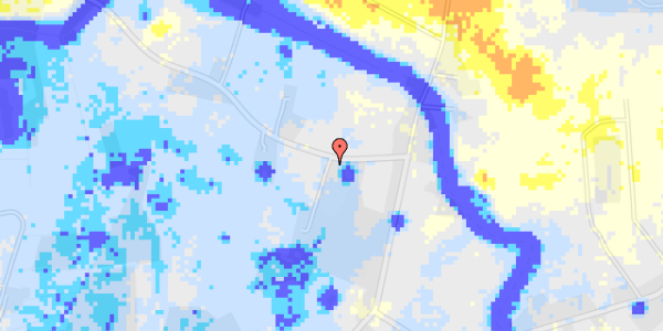 Ekstrem regn på Bjergvejen 112