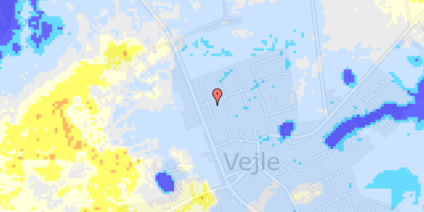 Ekstrem regn på Broholmvej 16