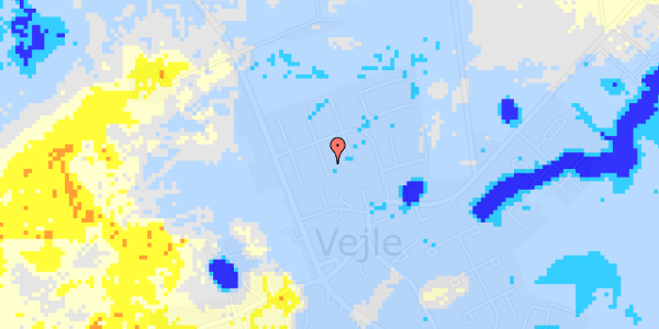 Ekstrem regn på Broholmvej 28