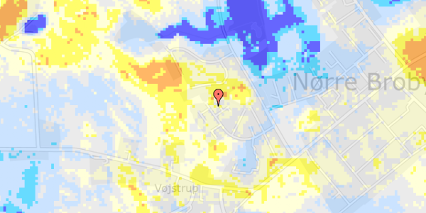 Ekstrem regn på Flintebjergvænget 92