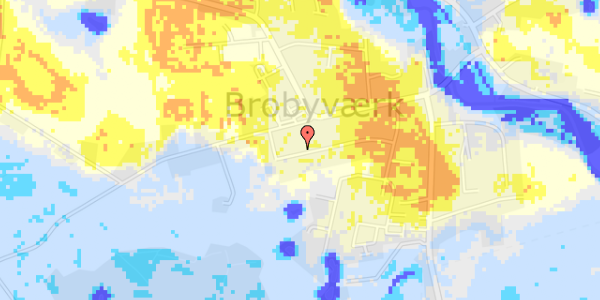 Ekstrem regn på Hesselhøjvej 1