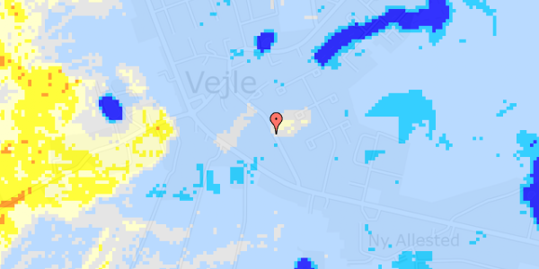 Ekstrem regn på Kirkevej 18