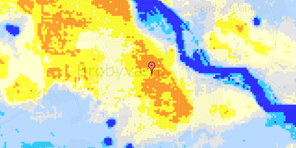 Ekstrem regn på Marsk Billesvej 27