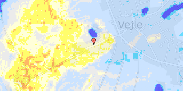 Ekstrem regn på Ny Vestergade 24