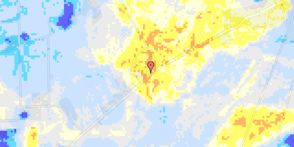 Ekstrem regn på Ny Vestergade 60