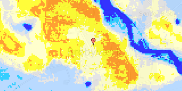 Ekstrem regn på Pontoppidansvej 8