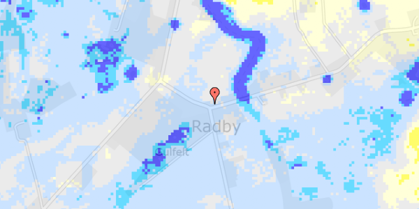 Ekstrem regn på Radbyvej 50