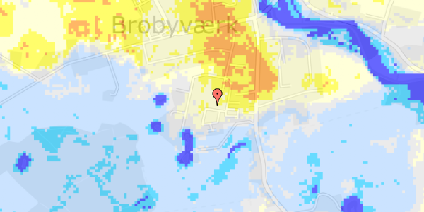 Ekstrem regn på Stålbjergvej 30