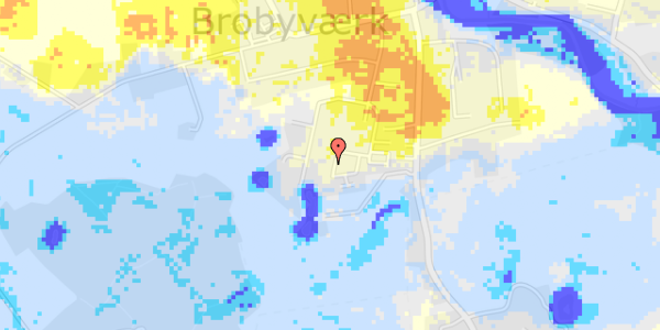 Ekstrem regn på Stålbjergvej 40