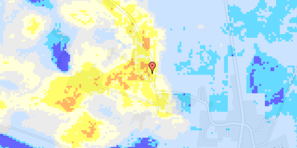 Ekstrem regn på Vestergade 19