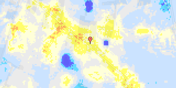 Ekstrem regn på Vestergade 44