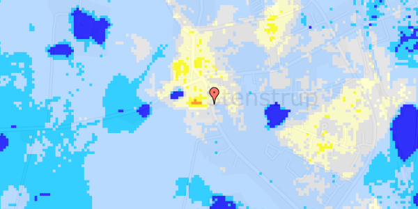 Ekstrem regn på Assensvej 211