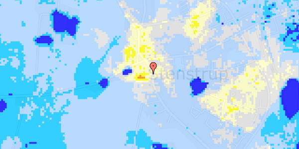 Ekstrem regn på Assensvej 213